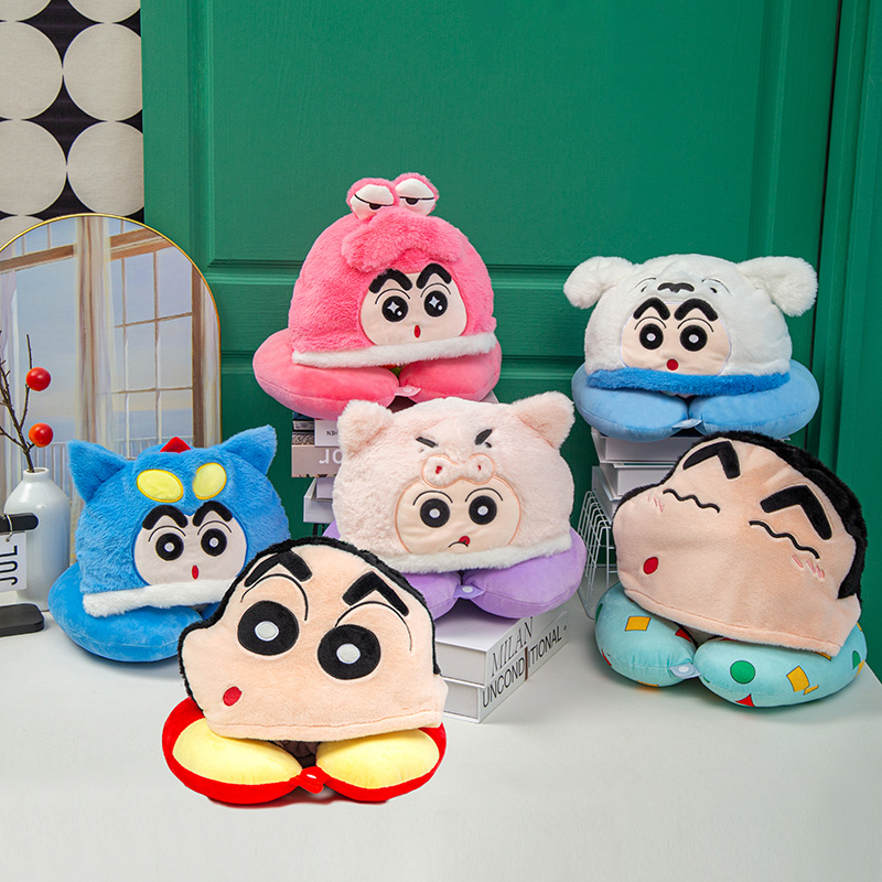 Gối kê cổ kèm mũ Shin