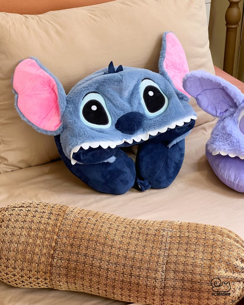 Gối kê cổ kèm mũ cartoon