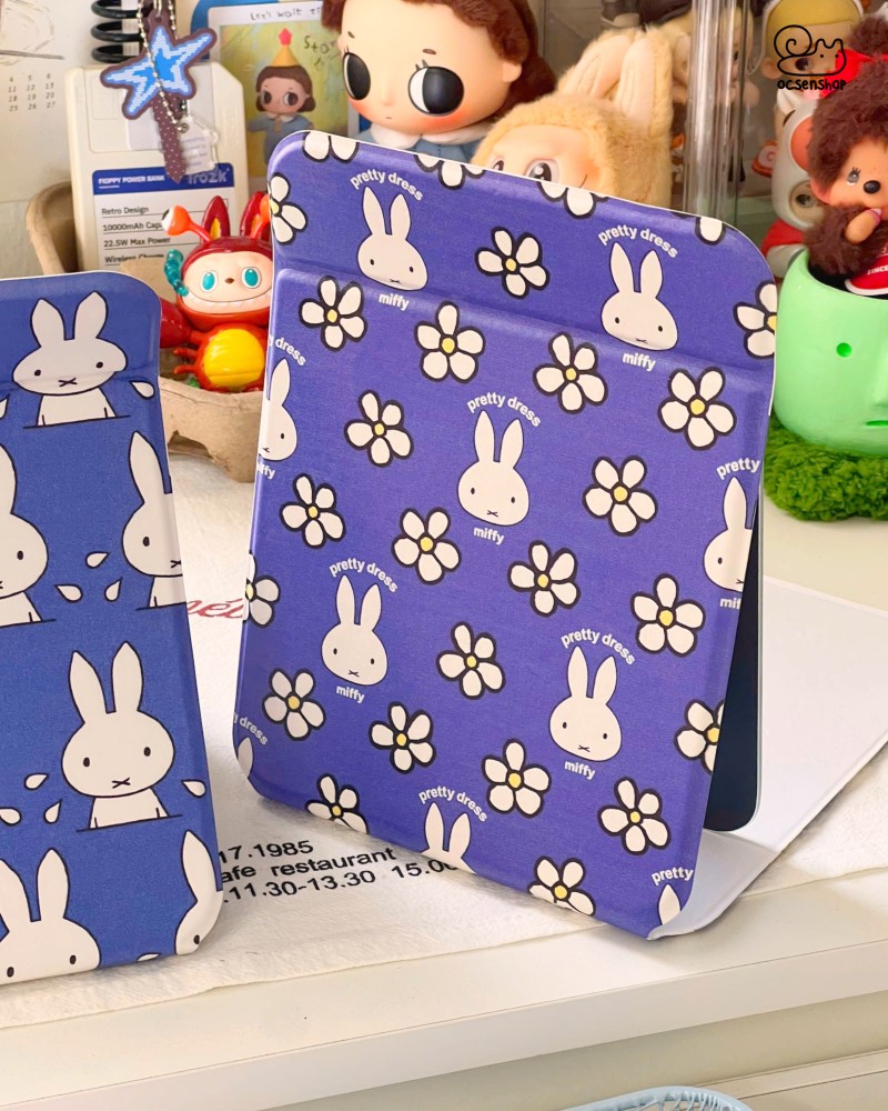 Gương gập bọc da Miffy (15x20cm)