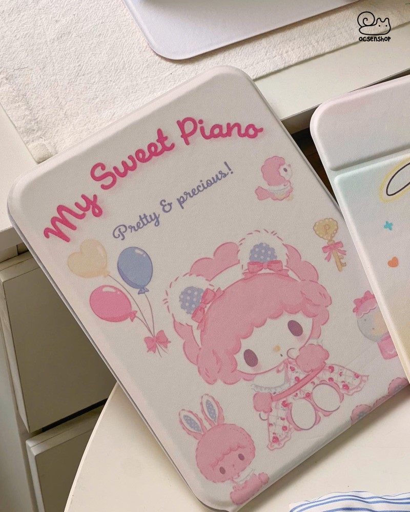 Gương gập bọc da Piano