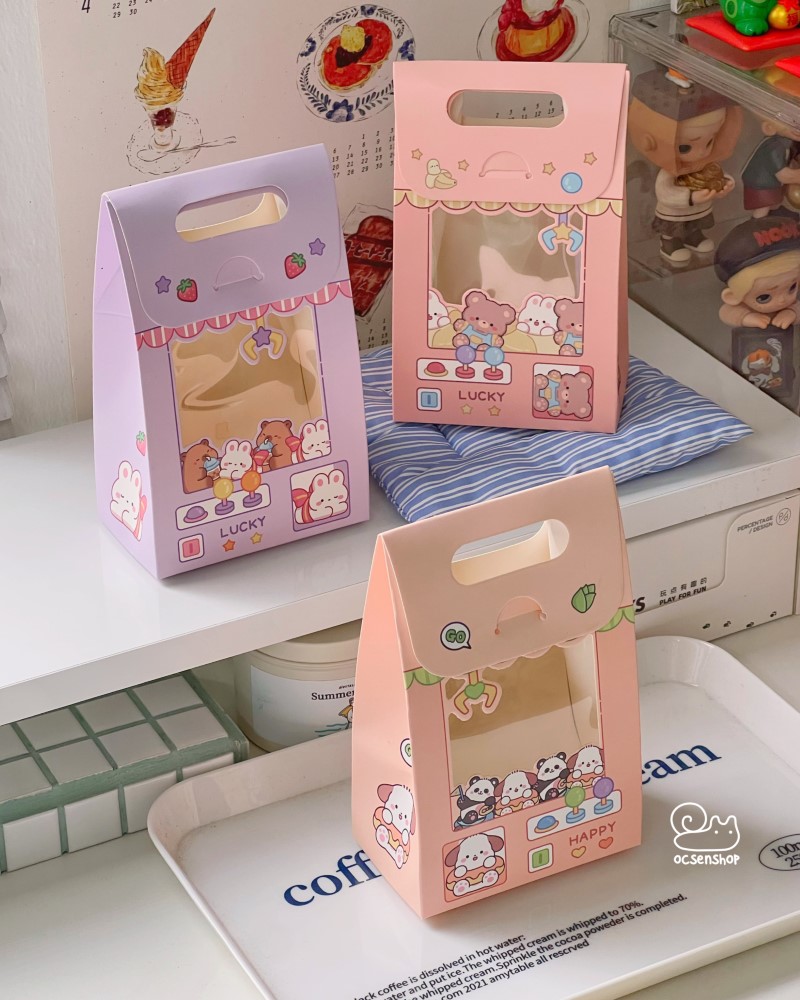 Hộp quà 1 mặt trong Máy gắp thú (9,8x16cm)