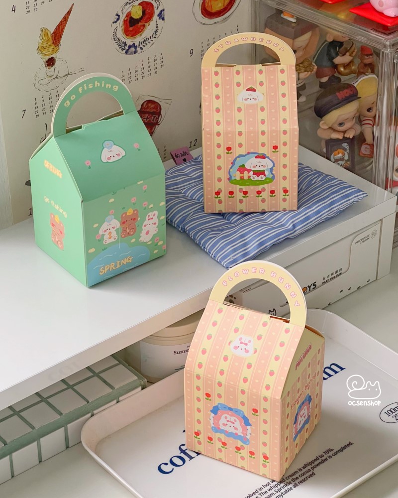 Hộp quà Động vật hình ngôi nhà (8x8cm)