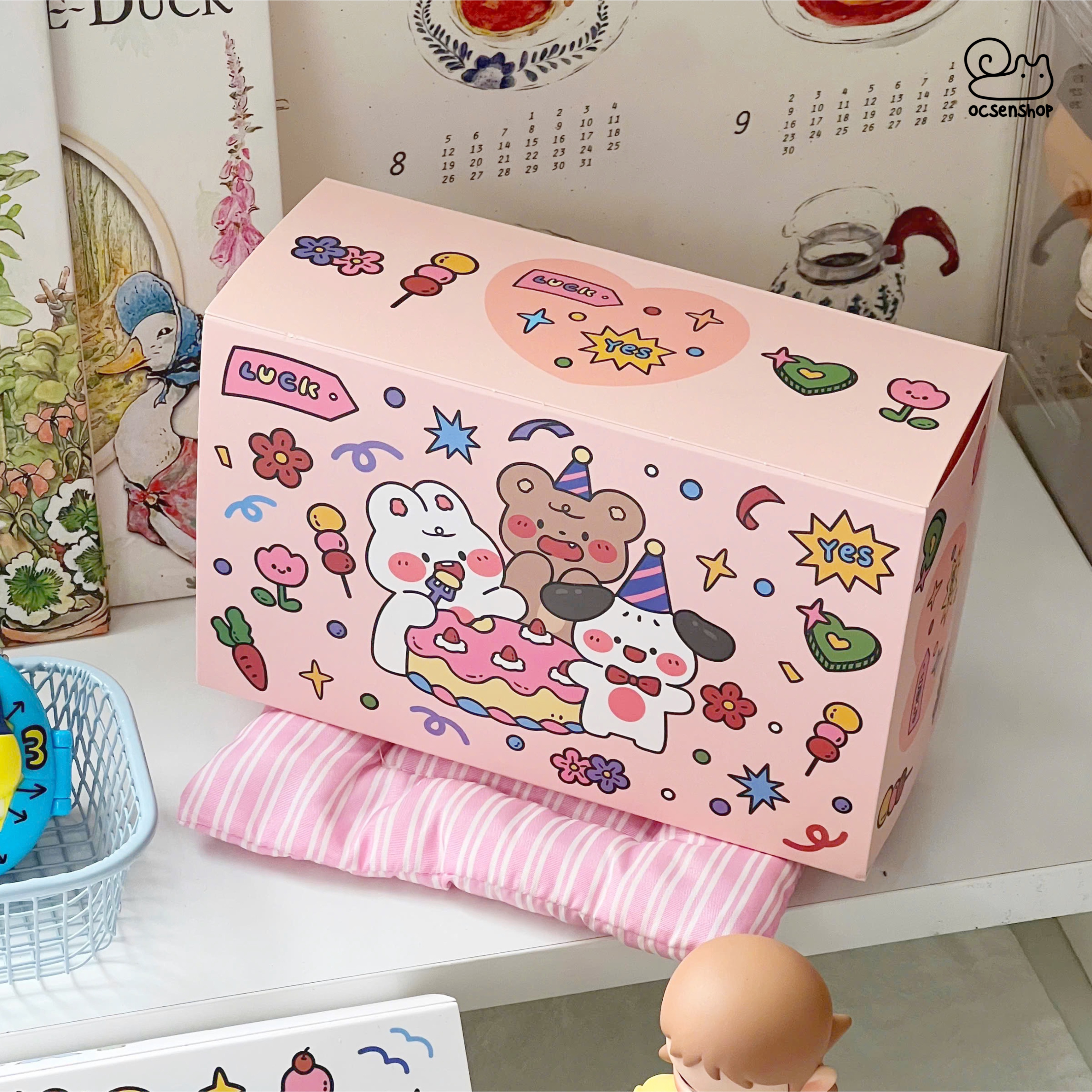 Hộp quà nắp kéo Động vật