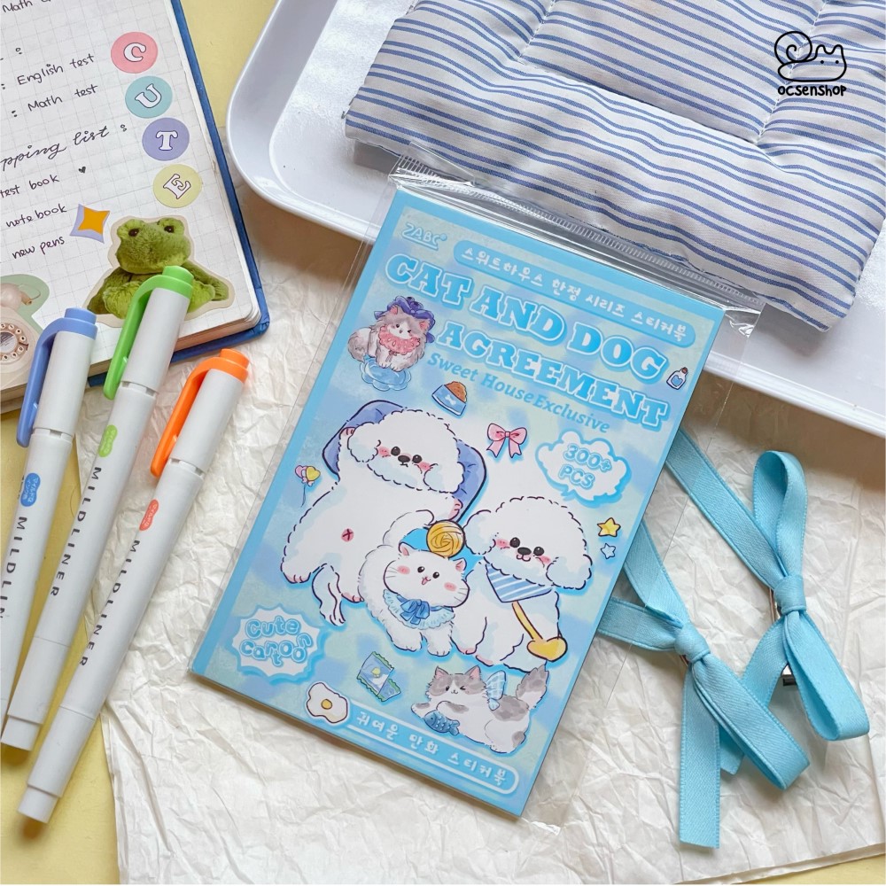 Hộp sticker Cute Cartoon (20 tấm)(10x15cm)