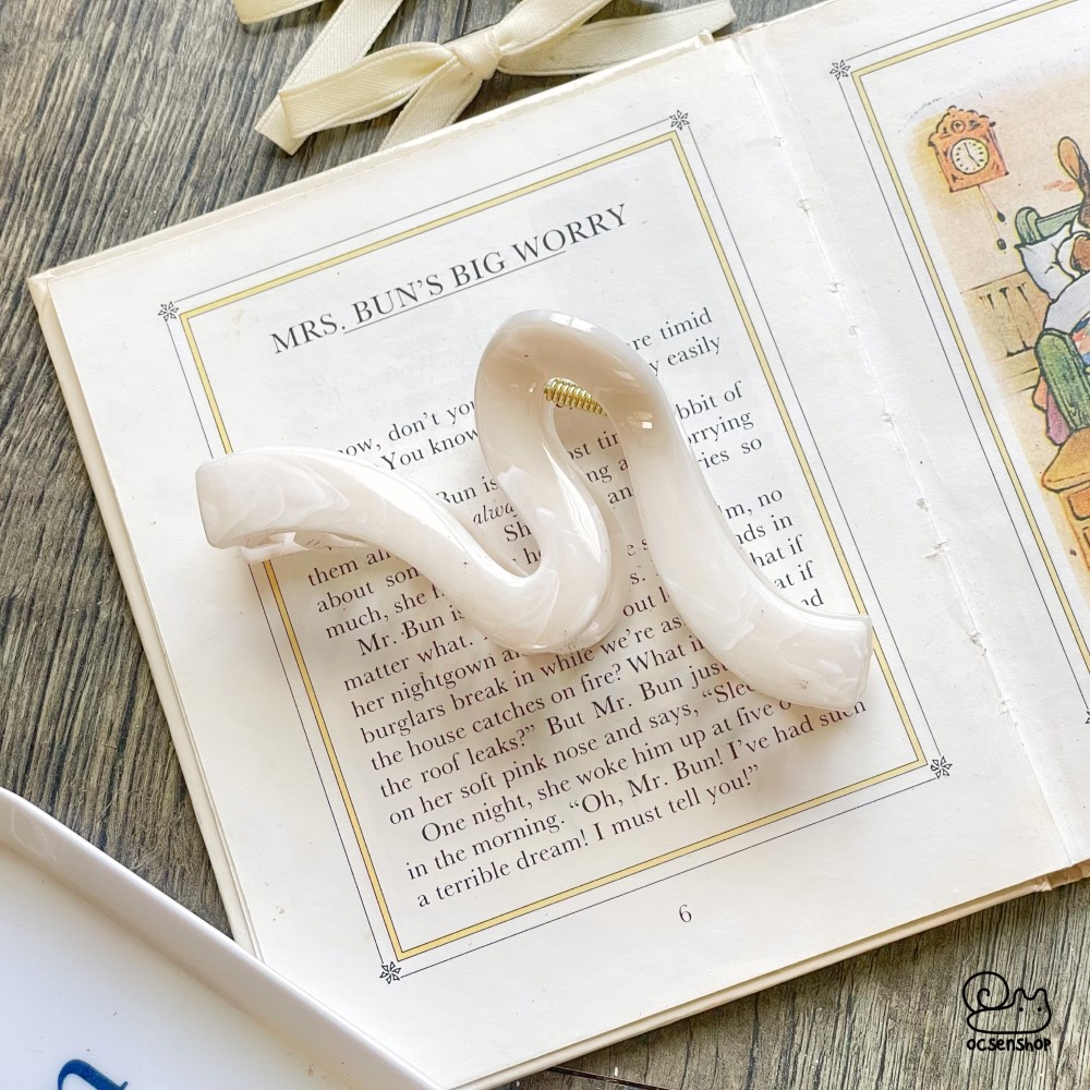 Kẹp càng cua gợn sóng kmarble (11cm)