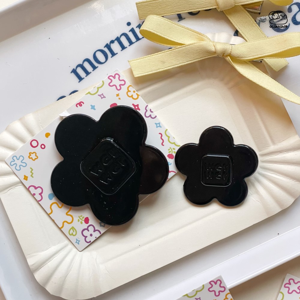 Kẹp tóc nhựa bóng Hoa 5 cánh