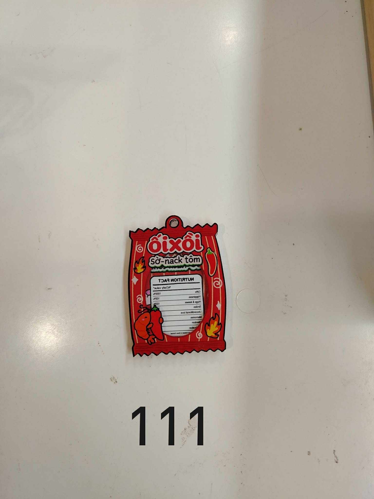 Keychain photoframe Snack