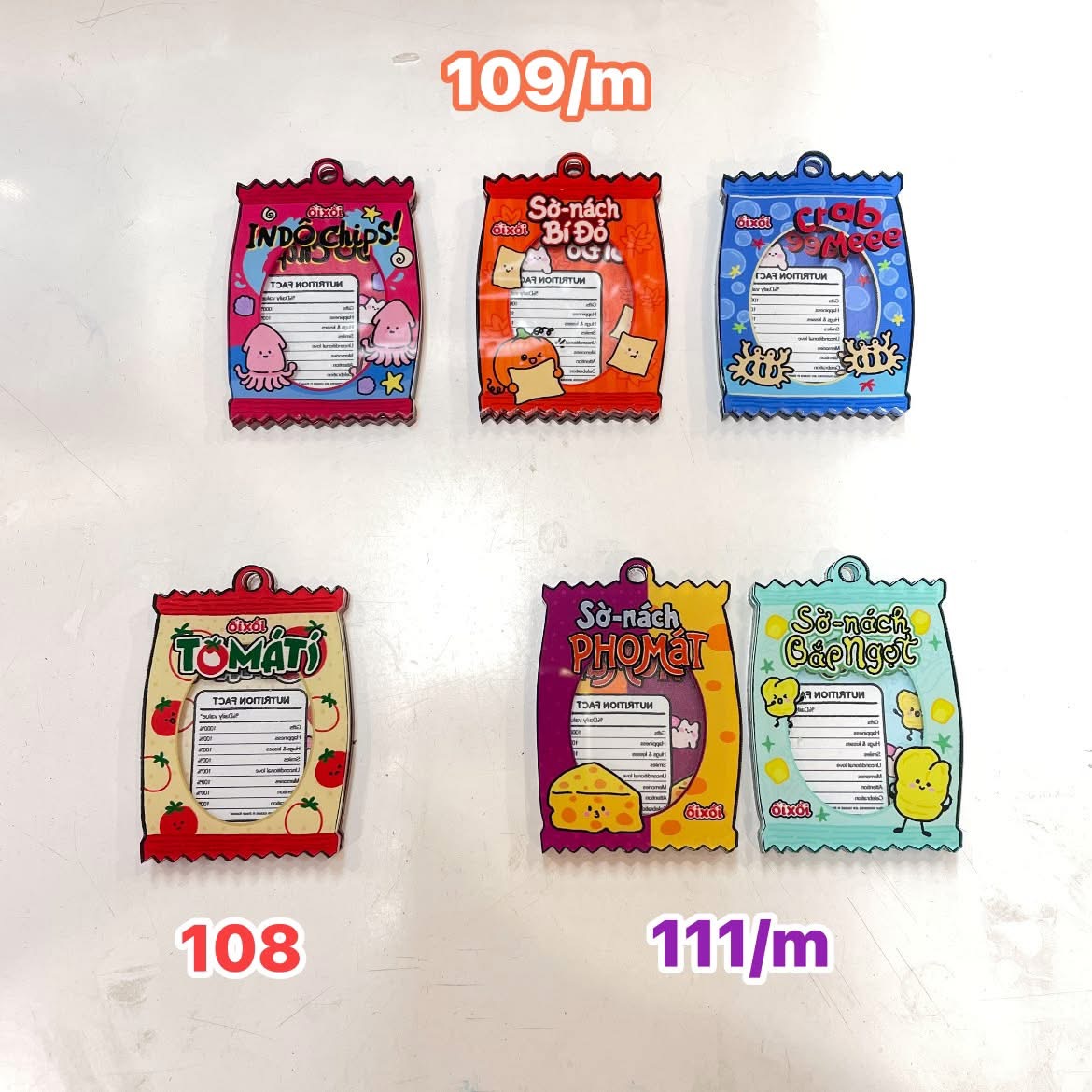 Keychain photoframe Snack