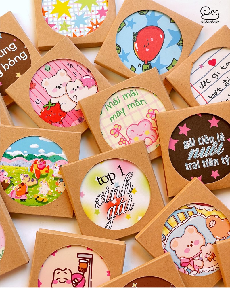 Lót ly gốm thấm nước Ốc Sên
