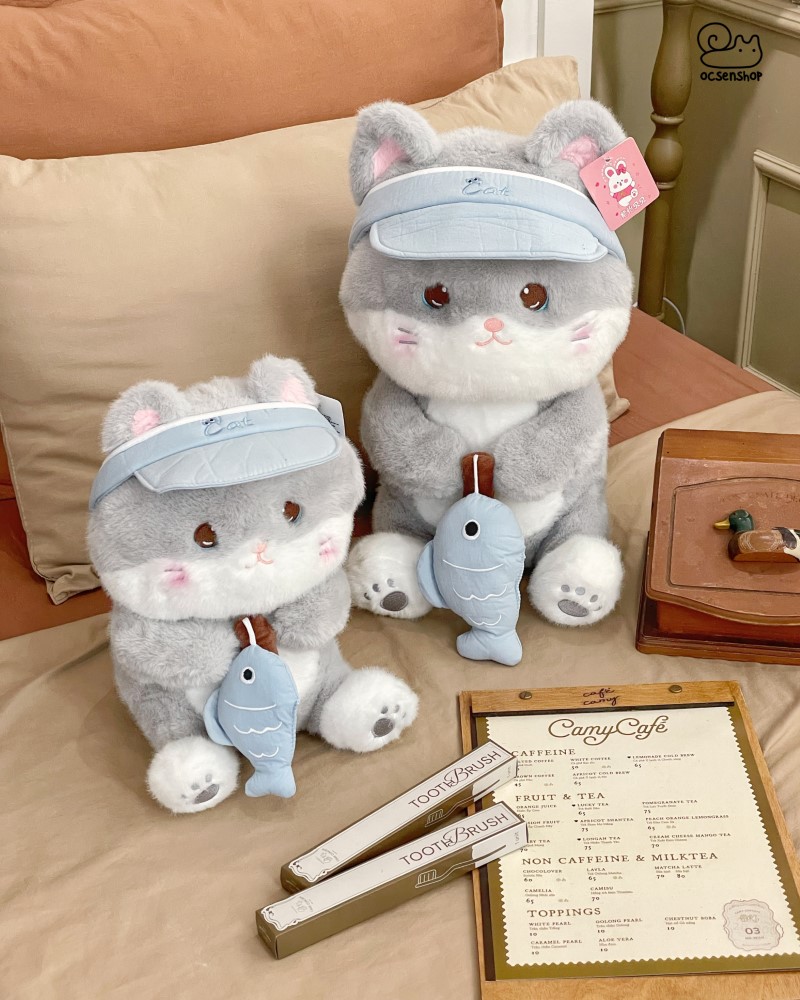 Mèo bông đội mũ Cat