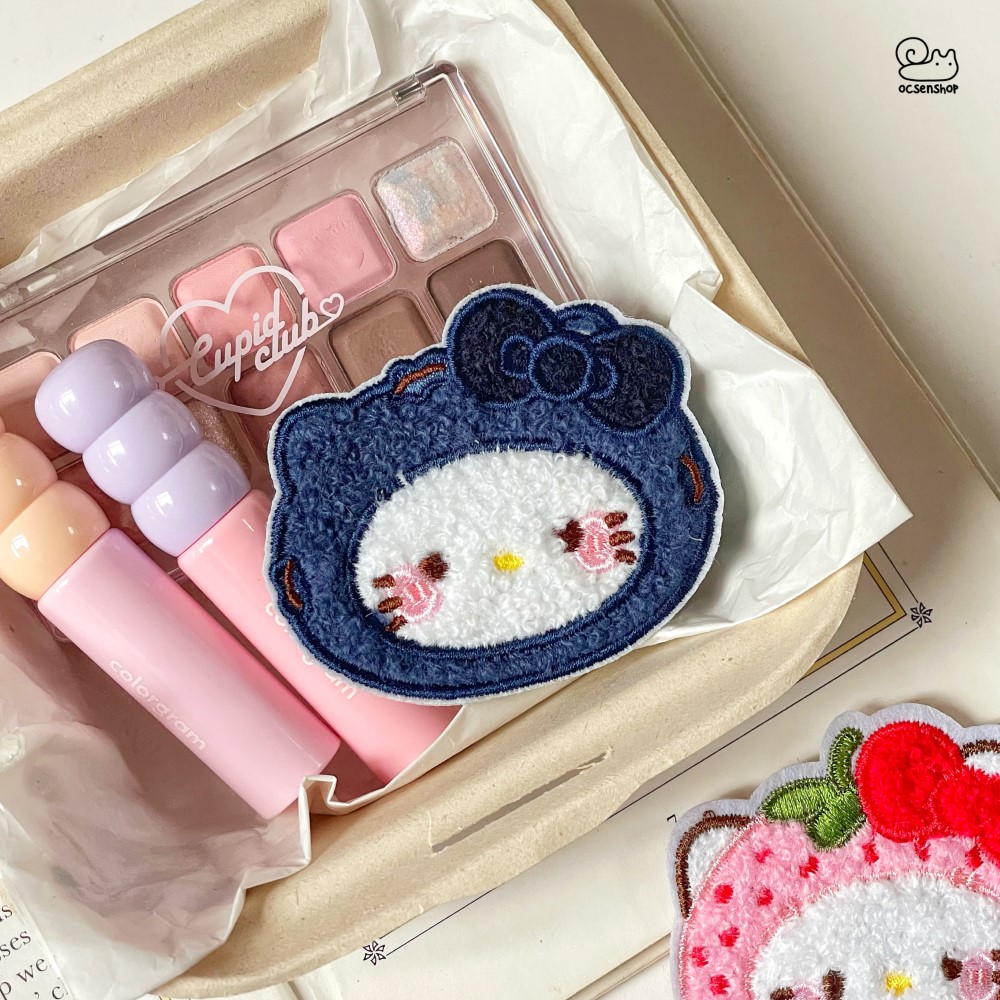 Miếng dán mái Hello Kitty cosplay trái cây (1c)