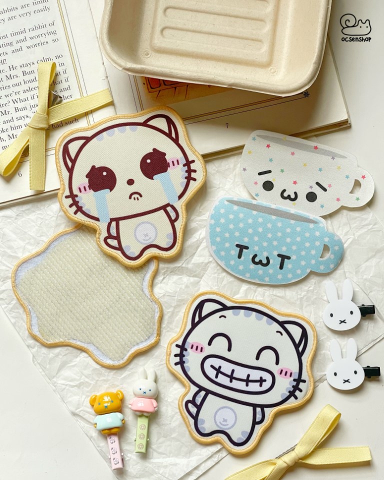 Miếng dán mái Hổ emoji (1c)