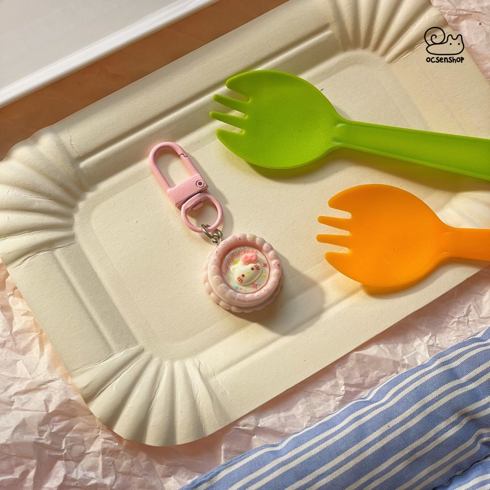 Móc đa năng Hello Kiity bánh HPBD