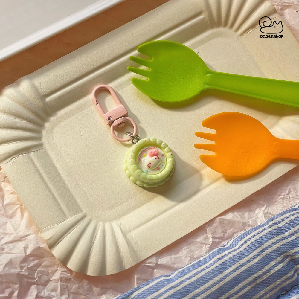 Móc đa năng Hello Kiity bánh HPBD