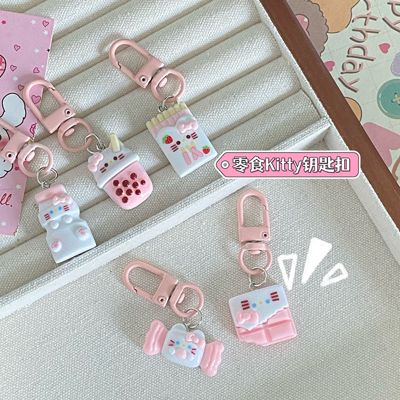 Móc đa năng Hello Kitty cosplay đồ ăn