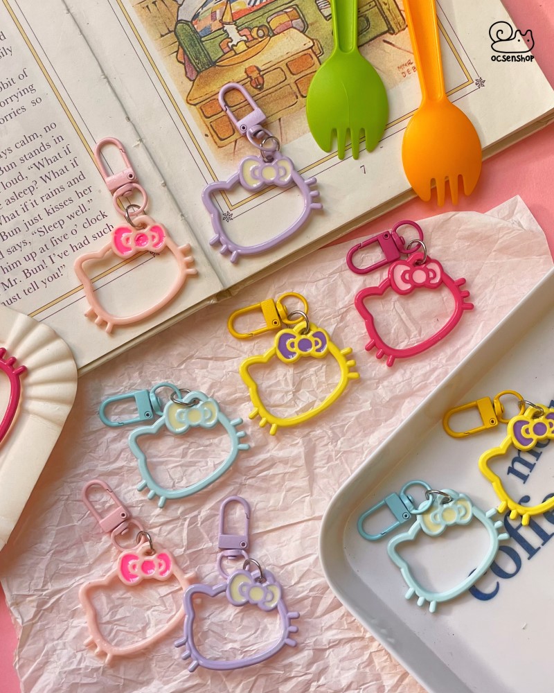 Móc đa năng mặt Hello Kitty rỗng