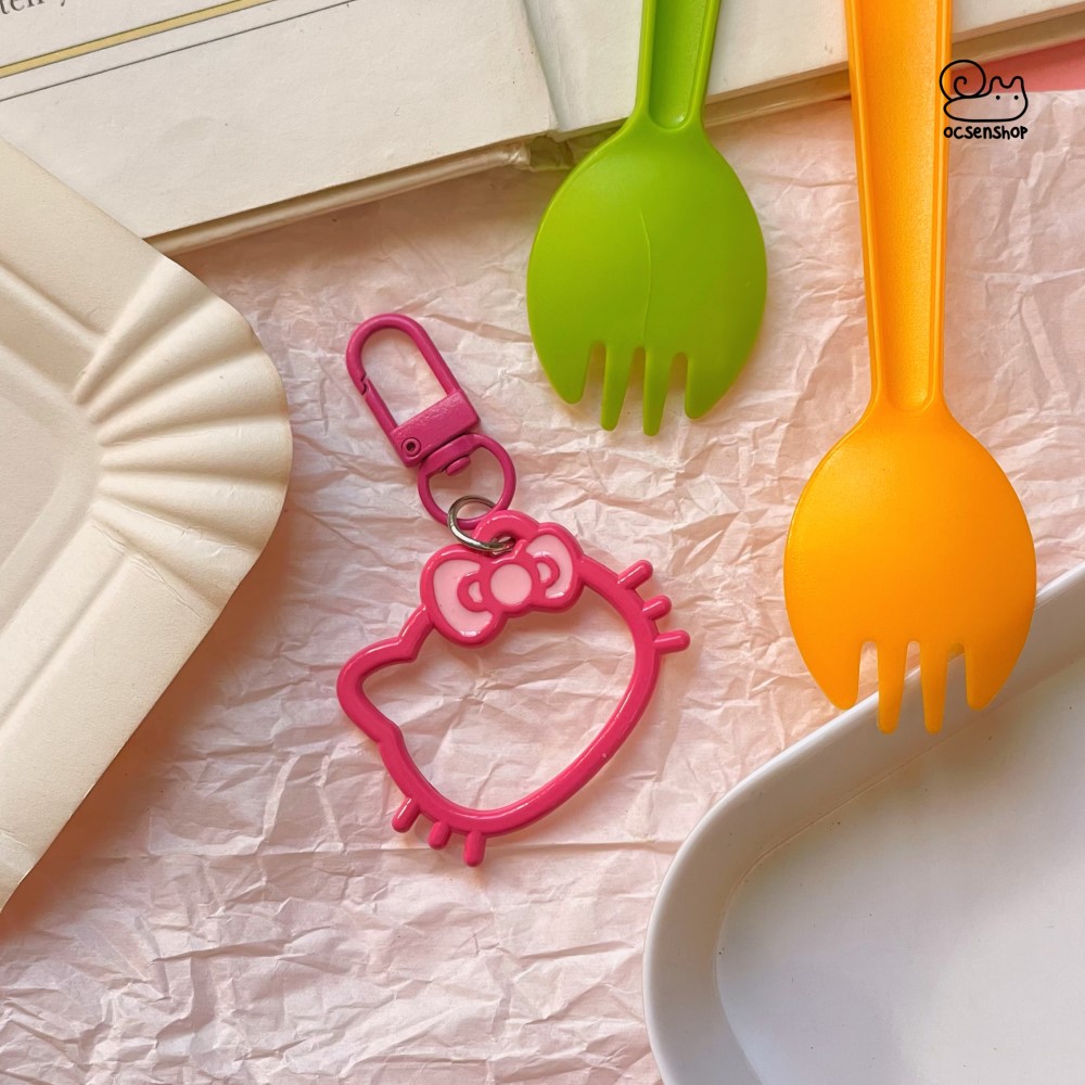 Móc đa năng mặt Hello Kitty rỗng