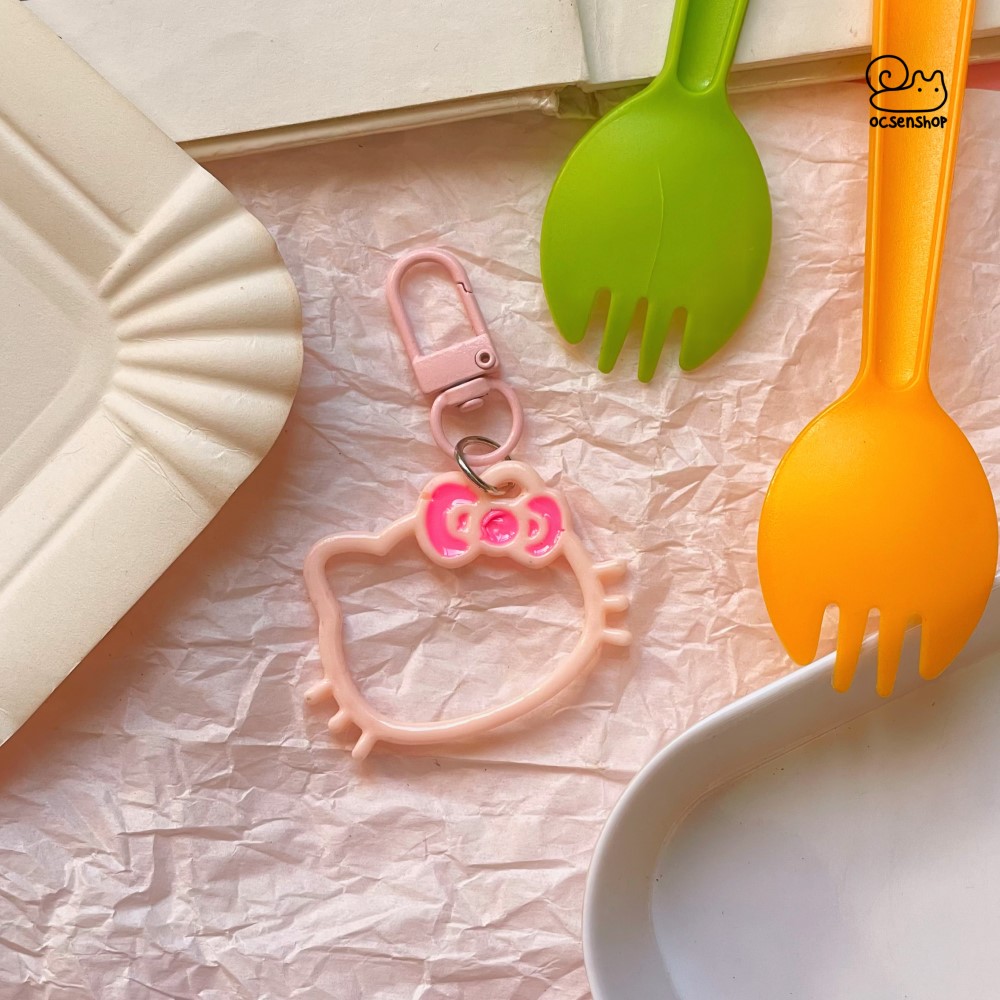 Móc đa năng mặt Hello Kitty rỗng