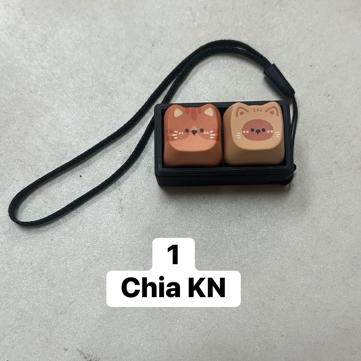 Móc khóa Keycap Mèo (2 phím)