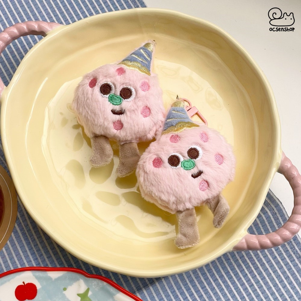 Móc khóa bông Bánh quy (11,5cm)