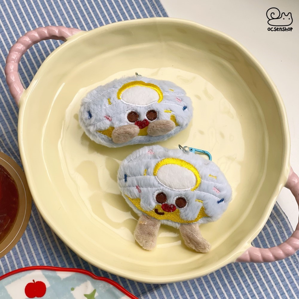 Móc khóa bông Bánh quy (11,5cm)