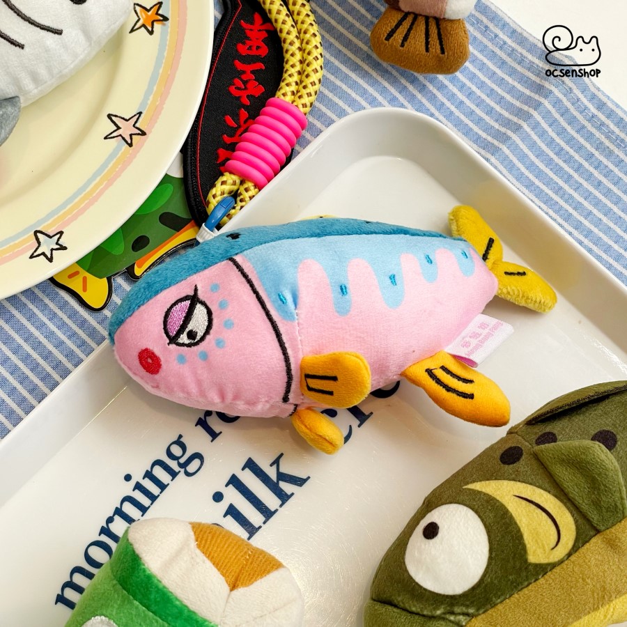 Móc khóa bông Cá (13cm)