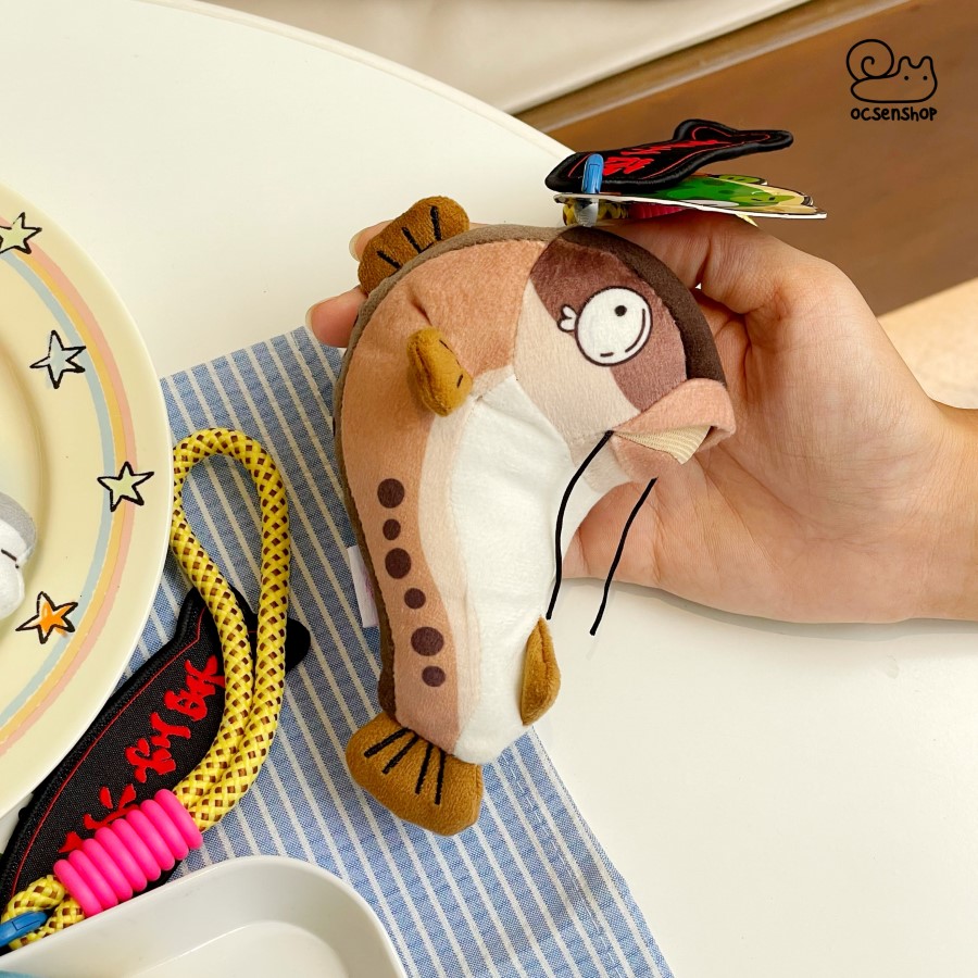 Móc khóa bông Cá (13cm)