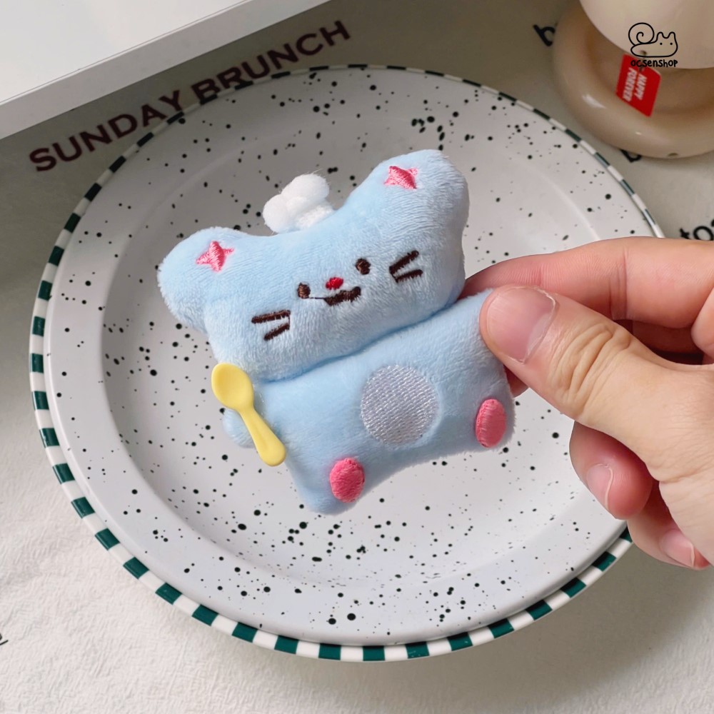 Móc khóa bông Động vật nice day