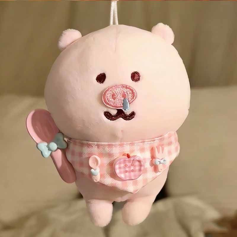 Móc khóa bông Heo chảy mũi