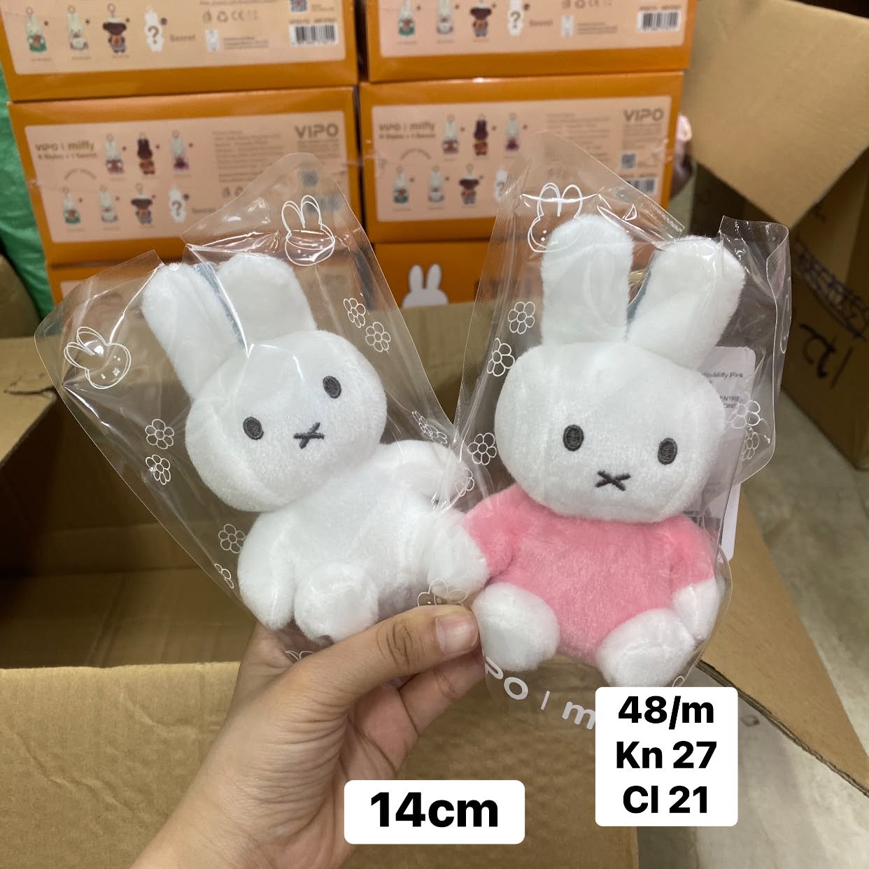 Móc khóa bông Miffy