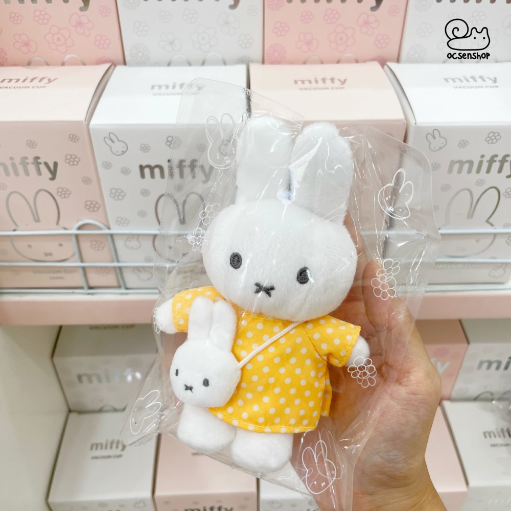Móc khóa bông Miffy đeo túi
