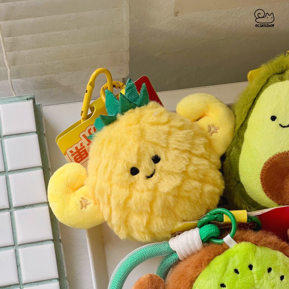 Móc khóa bông Trái cây cơ bắp (12cm)