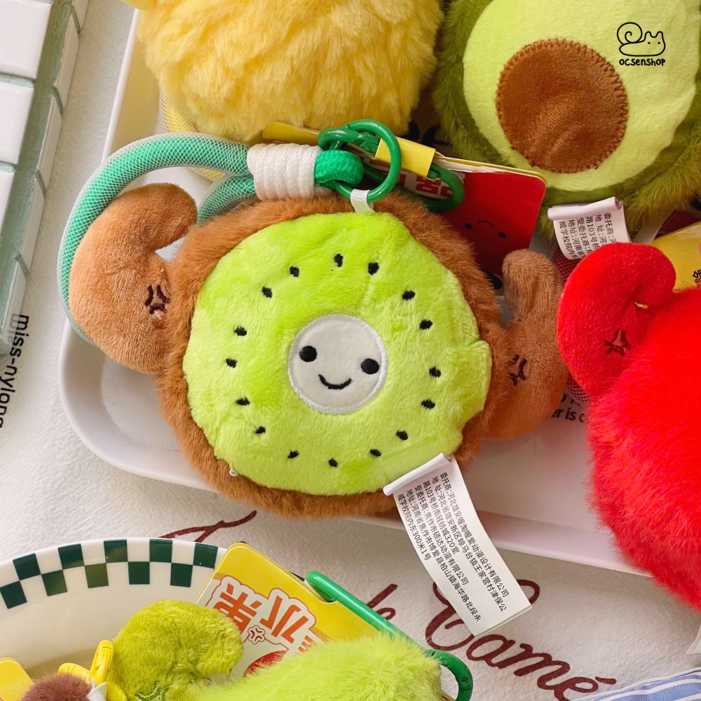 Móc khóa bông Trái cây cơ bắp (12cm)
