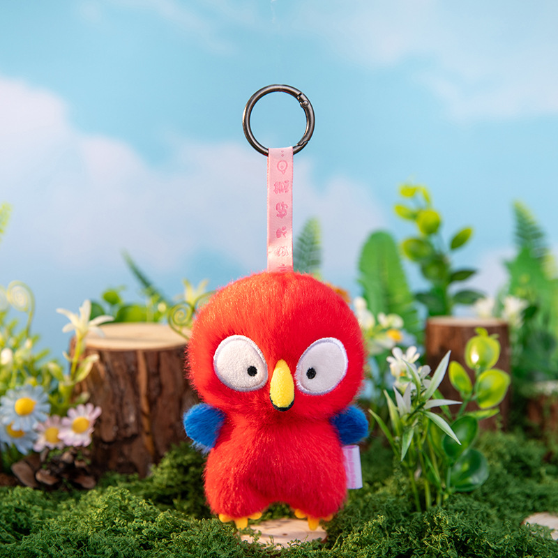 Móc khóa bông Vẹt (10cm)