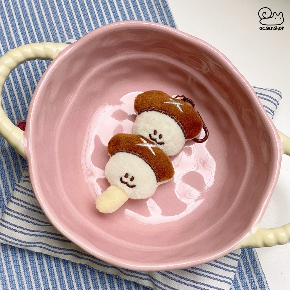 Móc khóa bông xiên đồ ăn