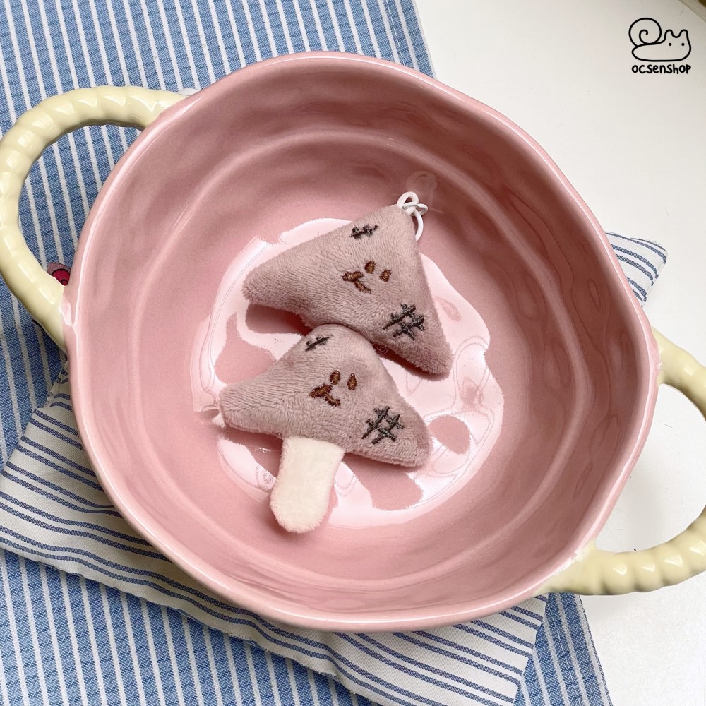 Móc khóa bông xiên đồ ăn