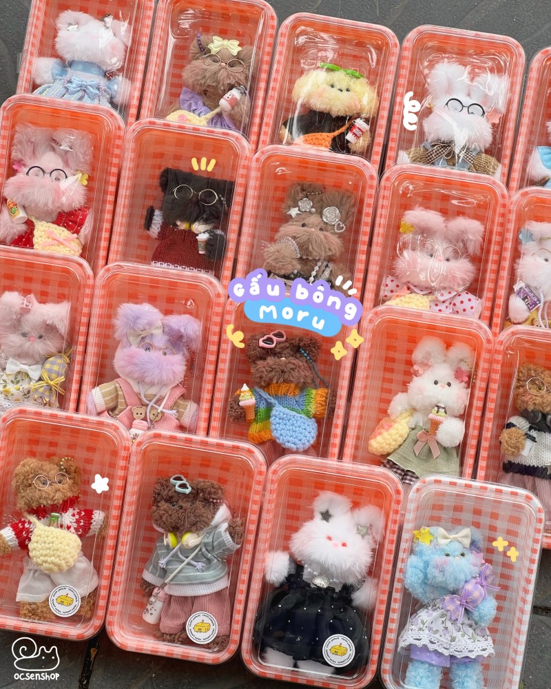 Móc khoá gấu Moru thơm 120k