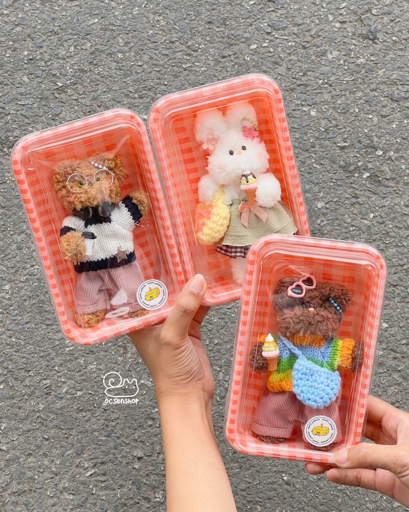 Móc khoá gấu Moru thơm 120k