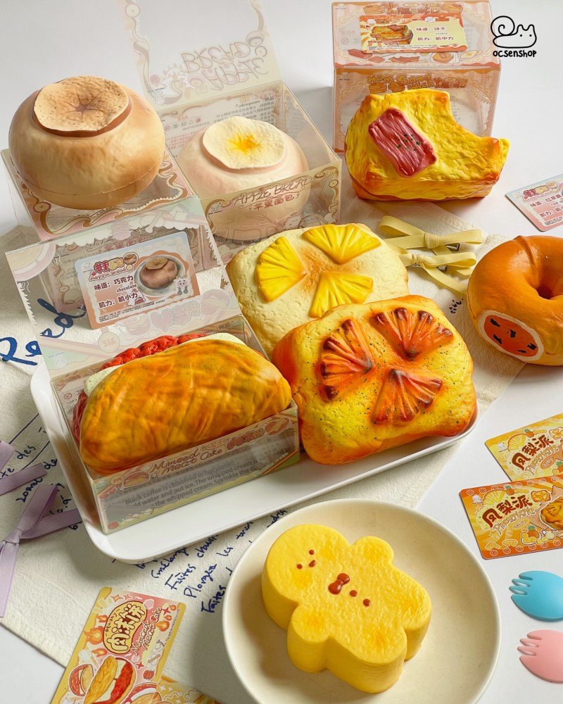 San Squishy Bánh mì táo