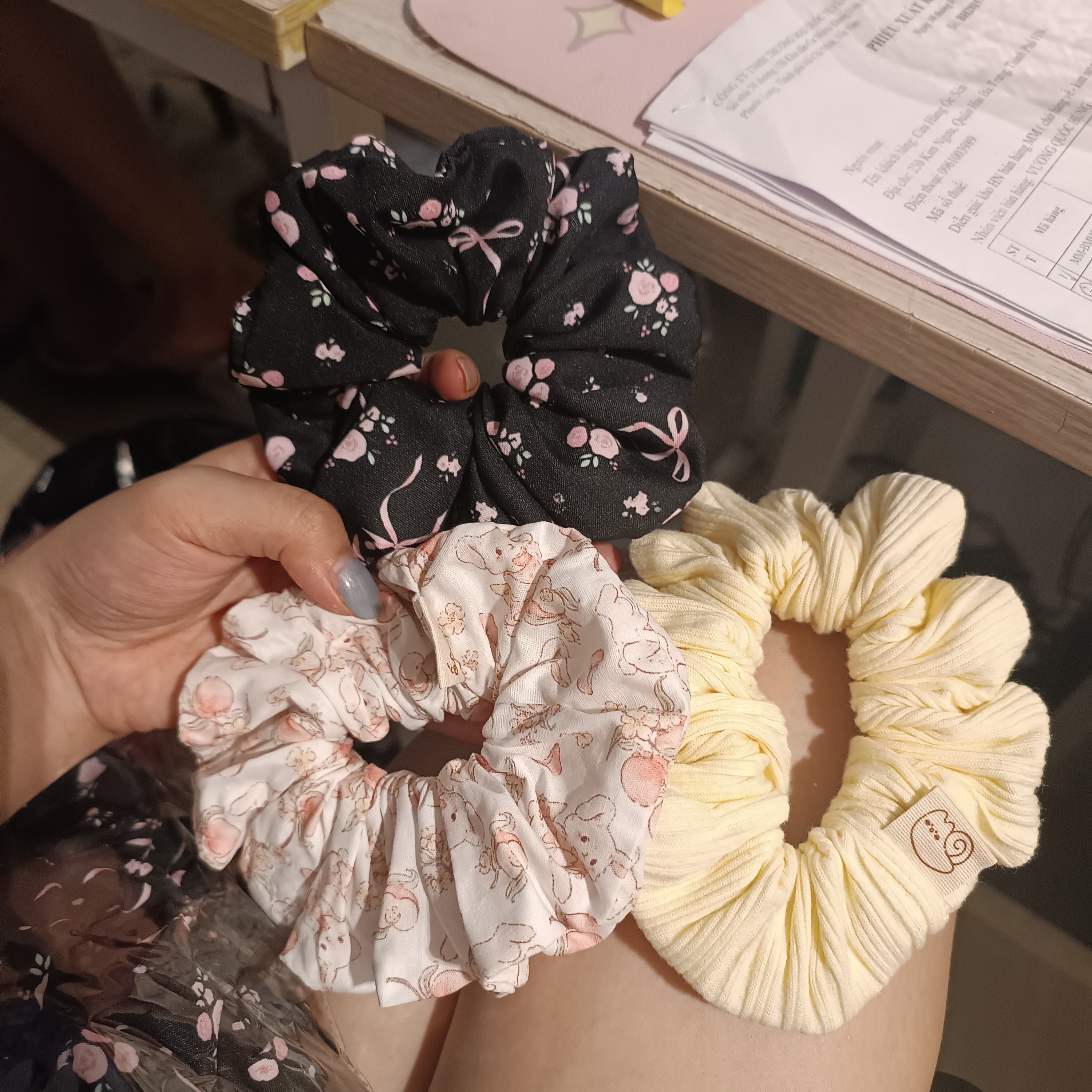 Scrunchie Ốc sên 25k
