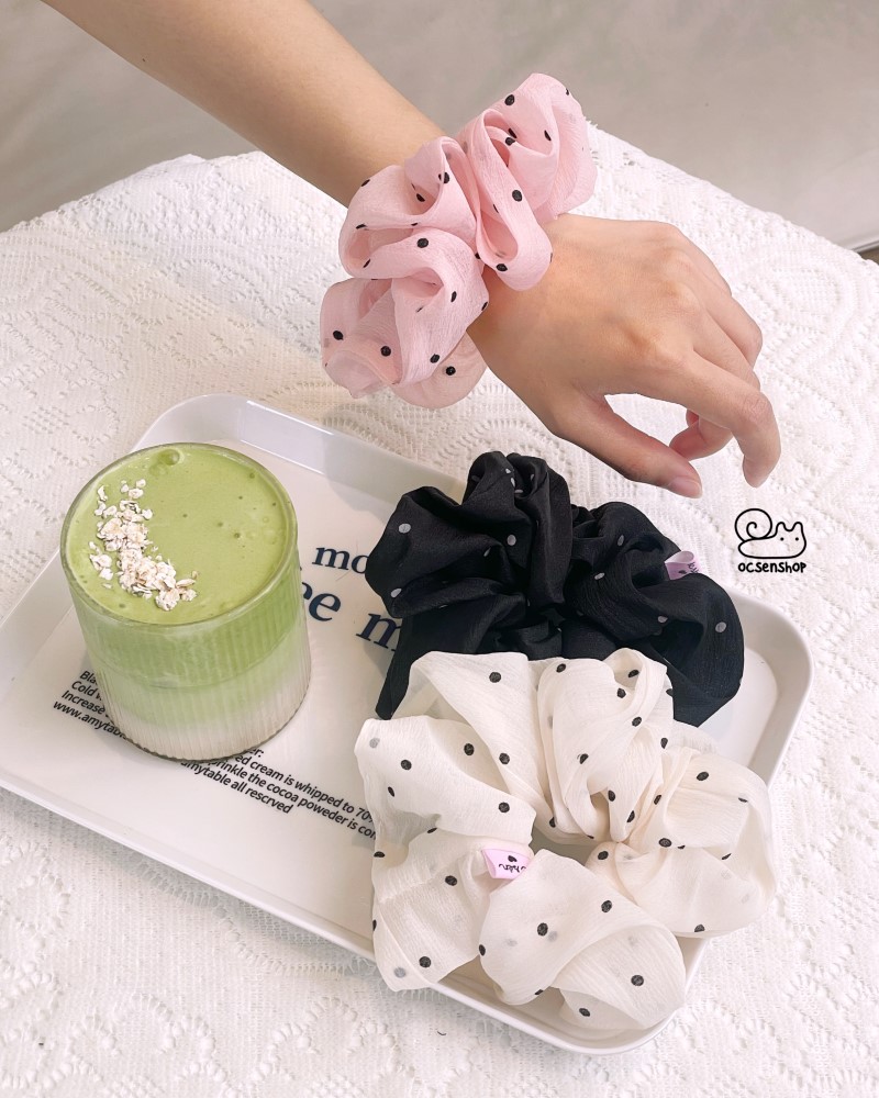 Scrunchie Ốc sên 48k (Kèm hộp)