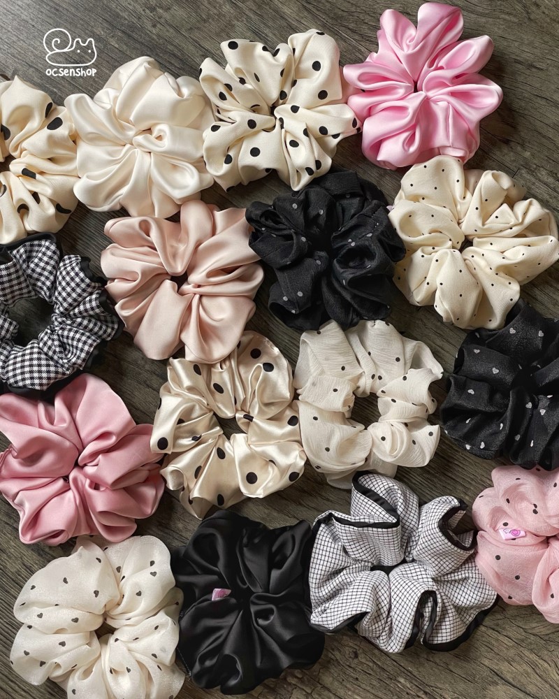 Scrunchie Ốc sên 48k (Kèm hộp)