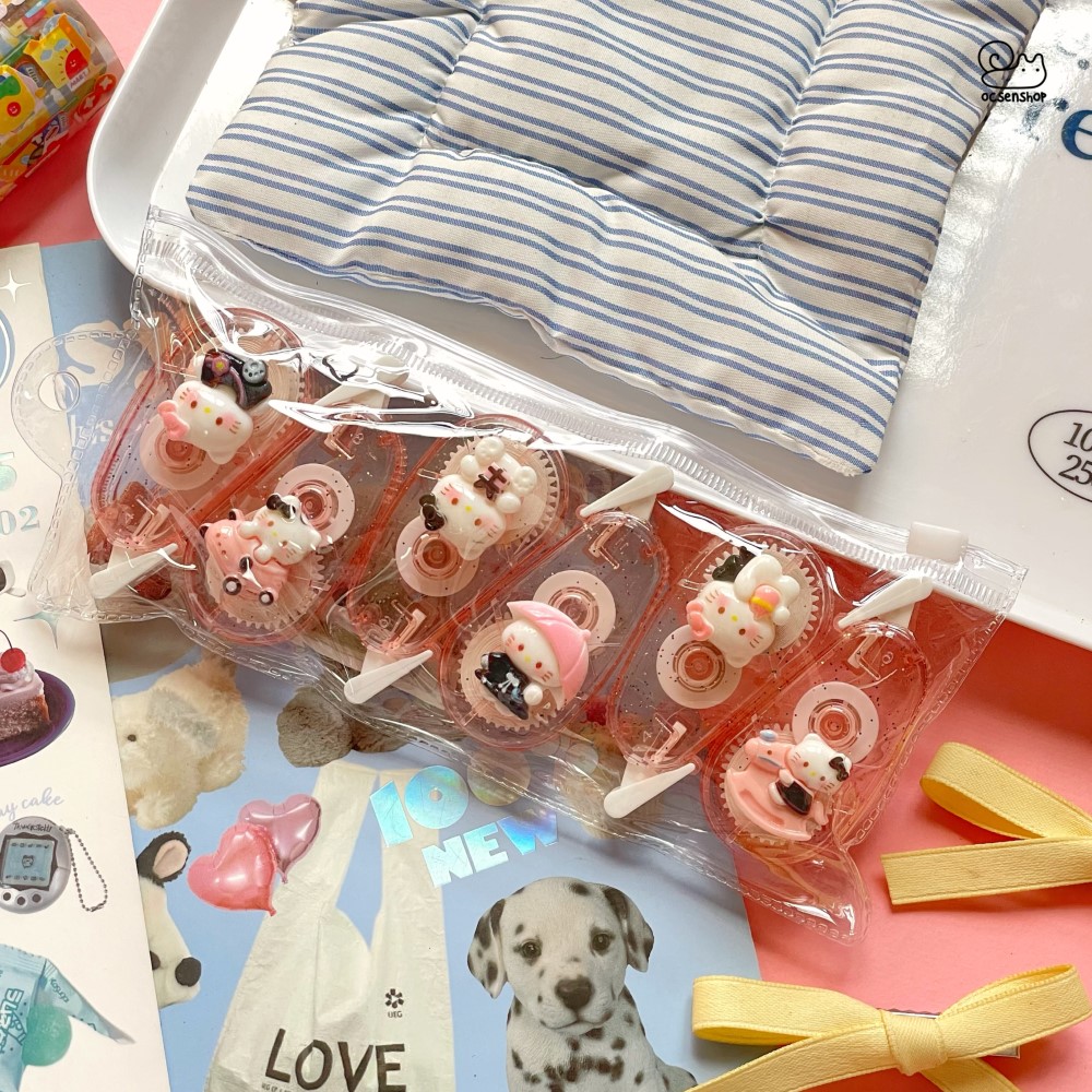 Set bút xóa băng Hello Kitty trong nhũ (6c)