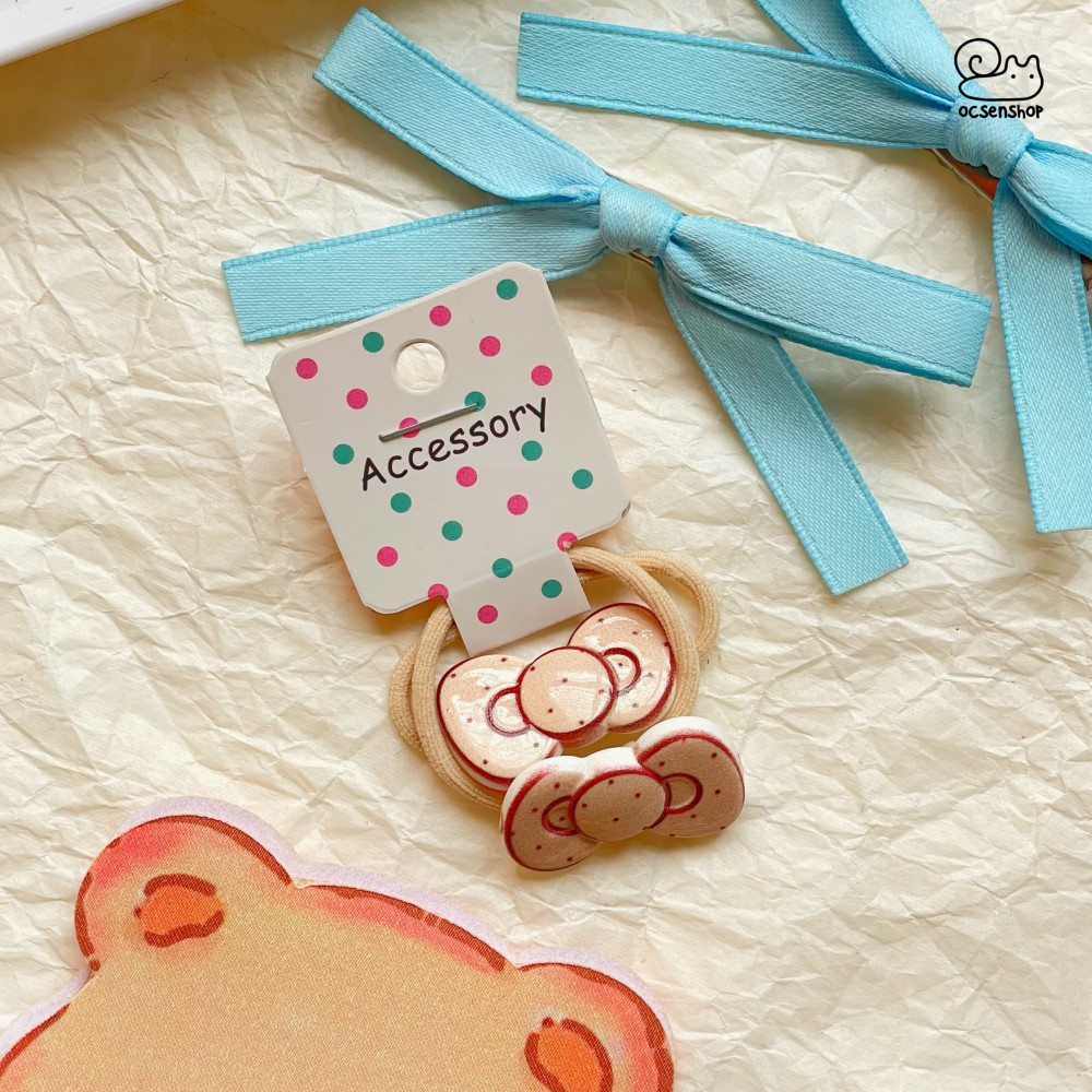 Set chun buộc tóc nhỏ Hello Kitty (2c)