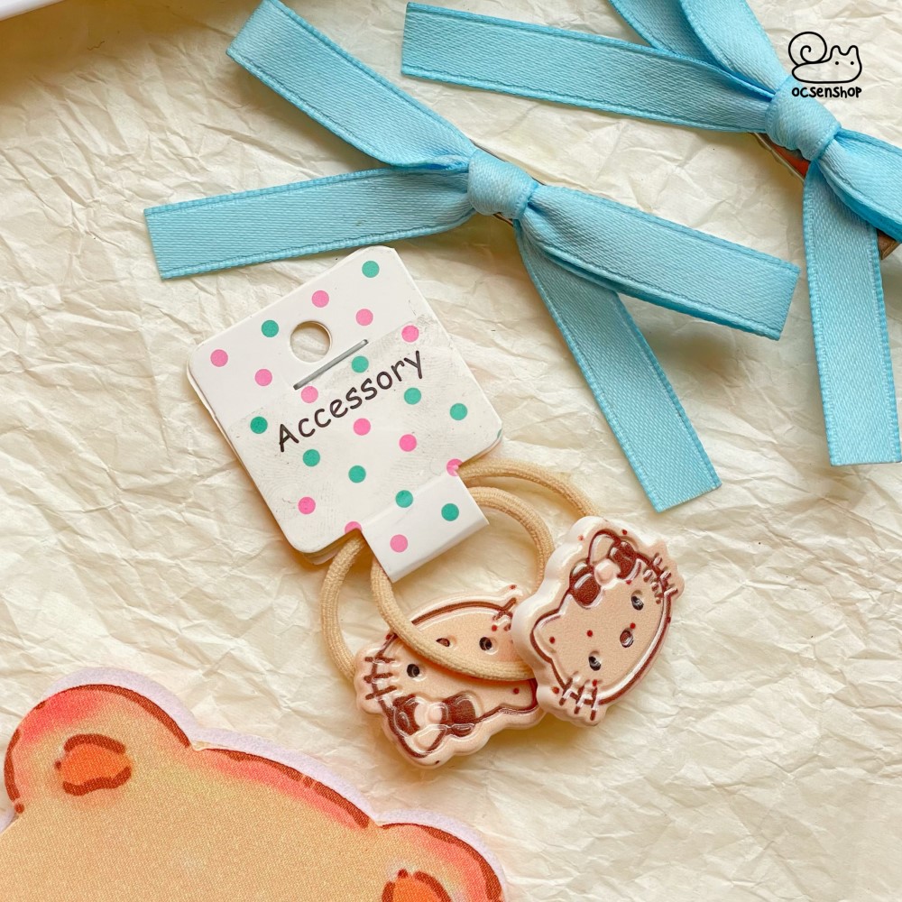 Set chun buộc tóc nhỏ Hello Kitty (2c)