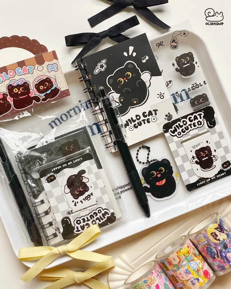 Set đồ dùng học tập Cartoon (11x22cm)(5 món)