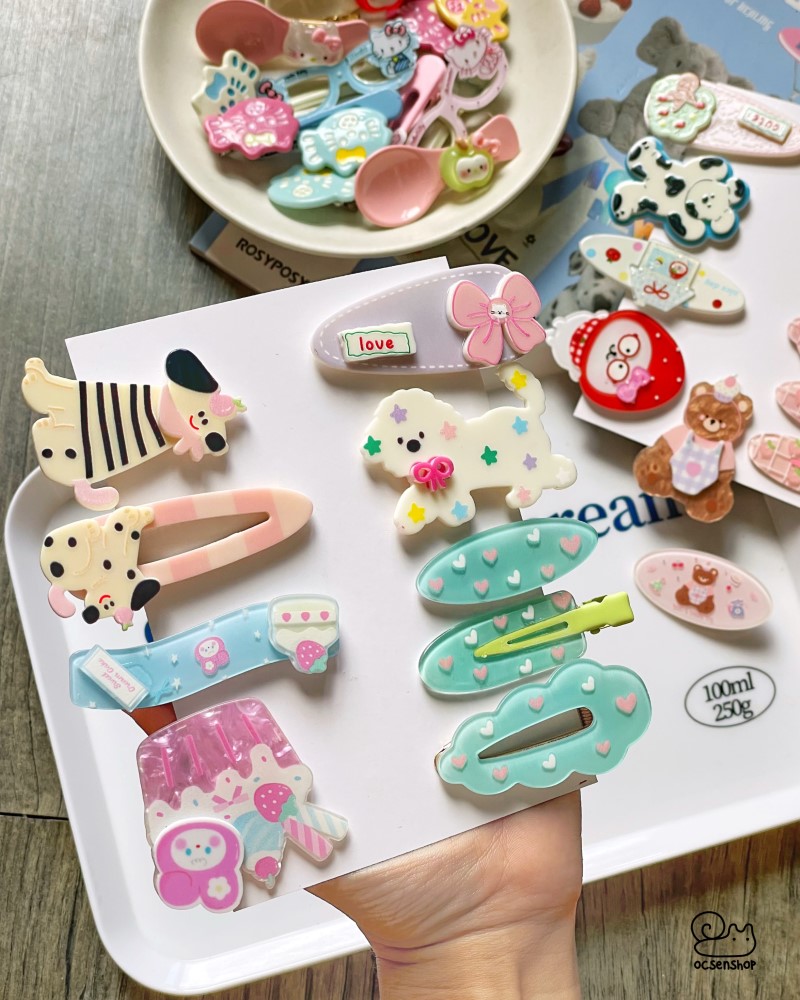 Set kẹp tóc Động vật (2c)