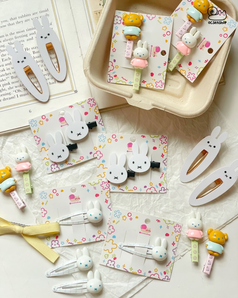 Set kẹp tóc Miffy&Boris (2c)