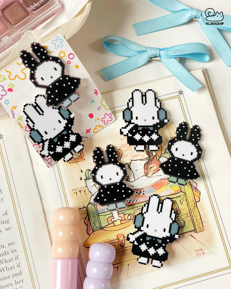 Set kep toc Miffy pixel (2c)(3cm)