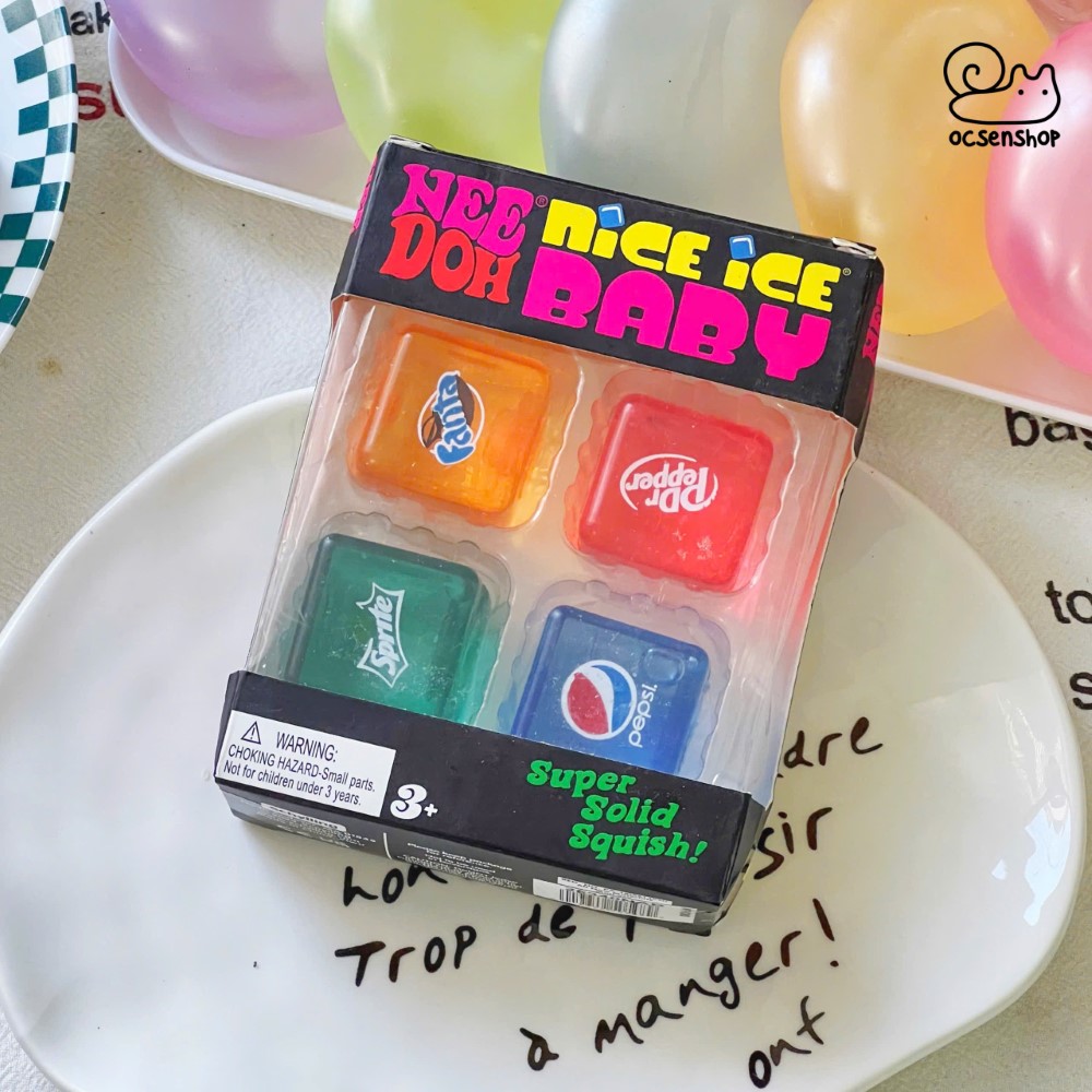 Set stress ball mạch nha Đá viên mini (4c)